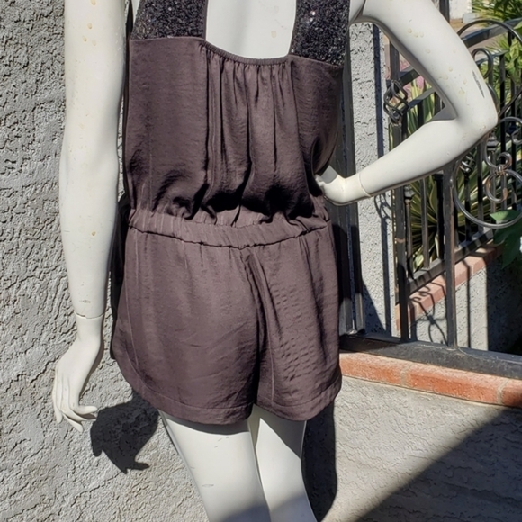 Rebecca Taylor steel sequin romper, - Picture 11 of 15